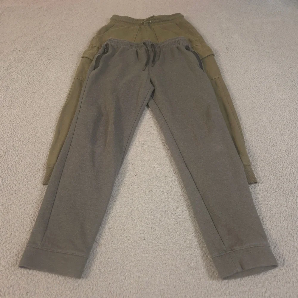 LOT OF 2 Old Navy Sweatpants Boys XL Multi Dynamic Fleece Cargo Jogger Tapered